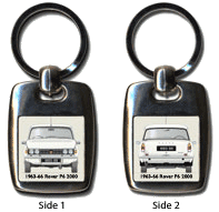 Rover P6 2000 1963-66 Keyring 5